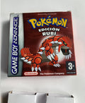Pokémon Rubí - Edición Completa con Caja (Game Boy Advance)