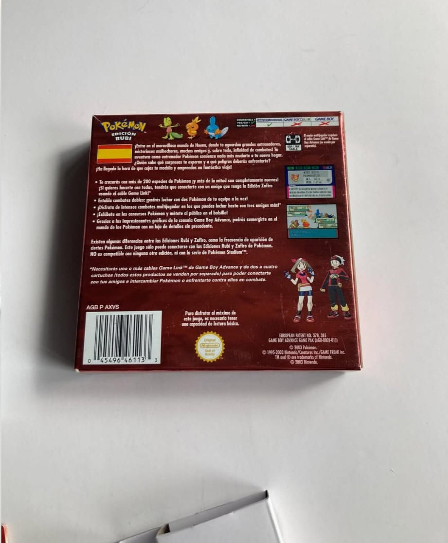 Pokémon Ruby - Complete Boxed Edition (Game Boy Advance)