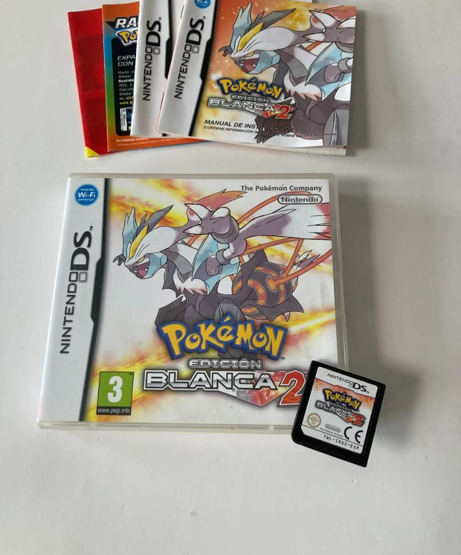 Pokémon Blanco 2 - Edición Completa con Caja (Nintendo DS)