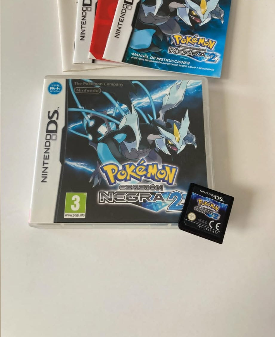 Pokémon Negro 2 - Edición Completa con Caja (Nintendo DS)