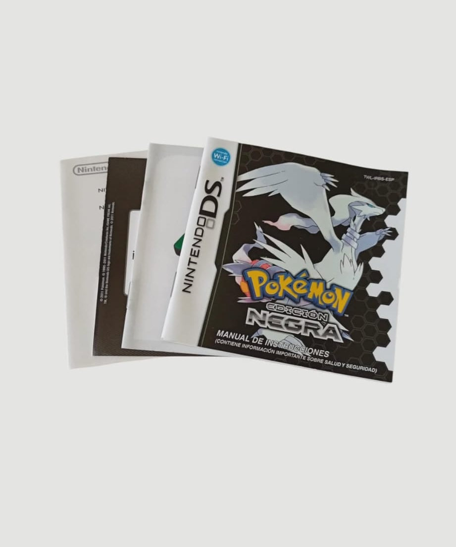 Pokémon Negro - Edición Completa con Caja (Nintendo DS)